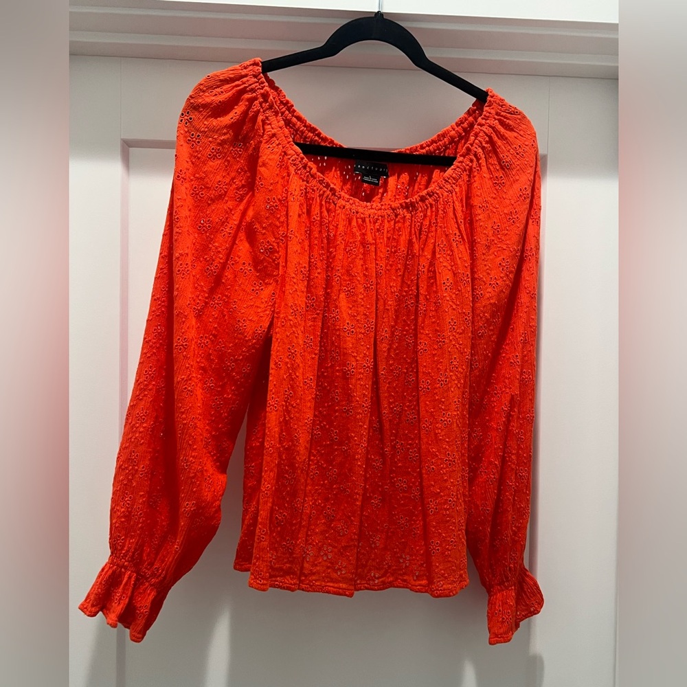 Sanctuary eyelet shirt